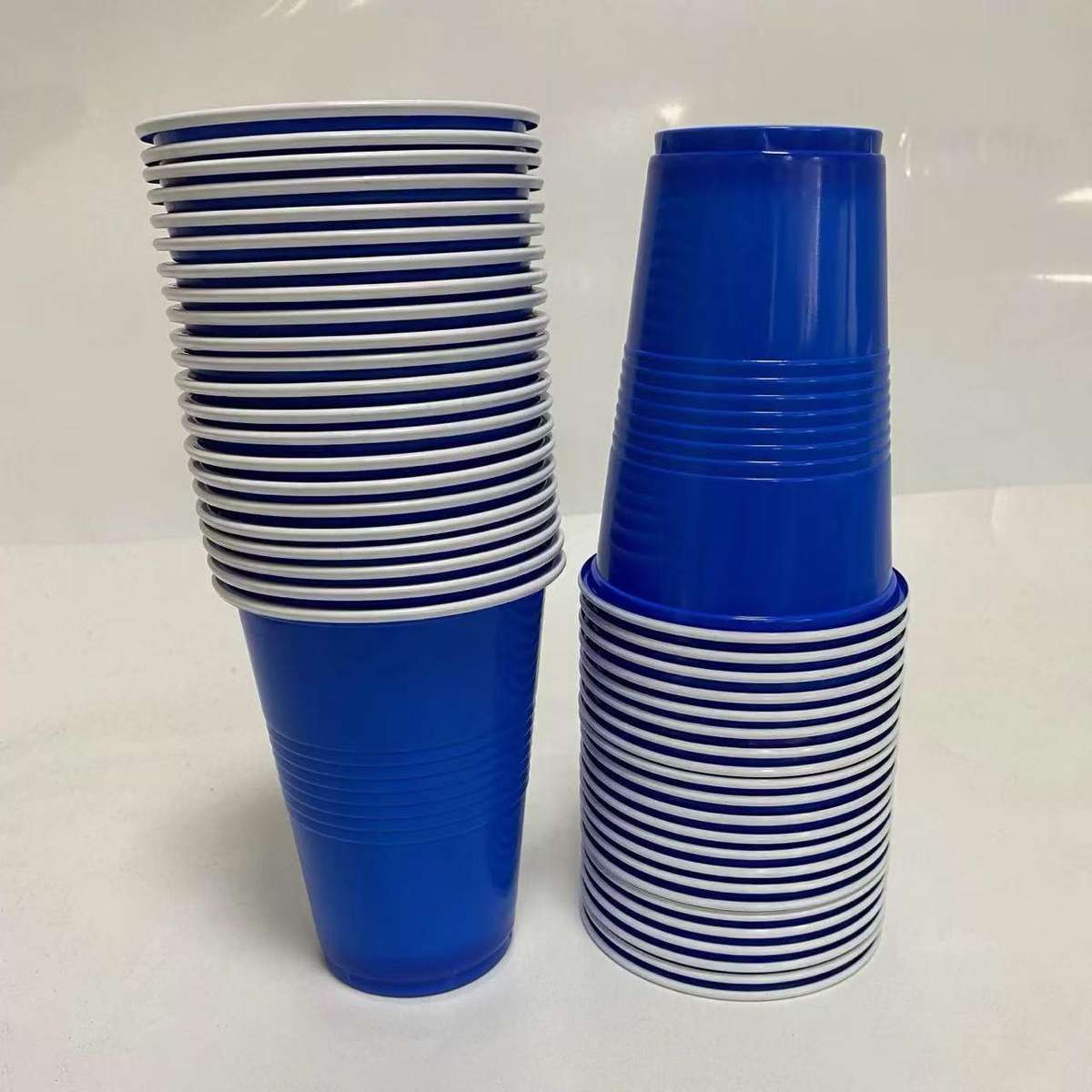 Party 50PCS 16oz/500ml Plastic Party Cups Disposable Plastic Cup S-dark blue
