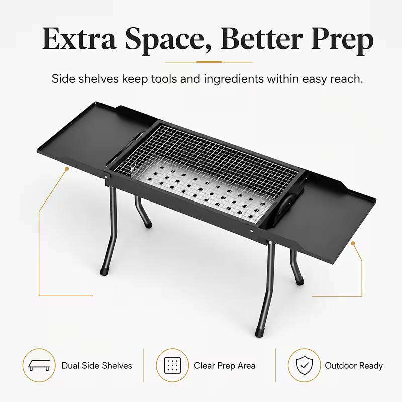 Portable Charcoal BBQ Grill