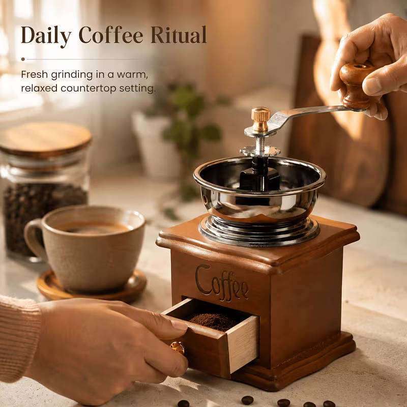Vintage Manual Coffee Grinder