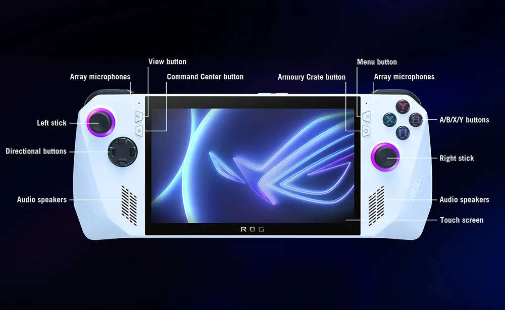 ASUS ROG ALLY Z1 EXTREME Handheld Gaming Console