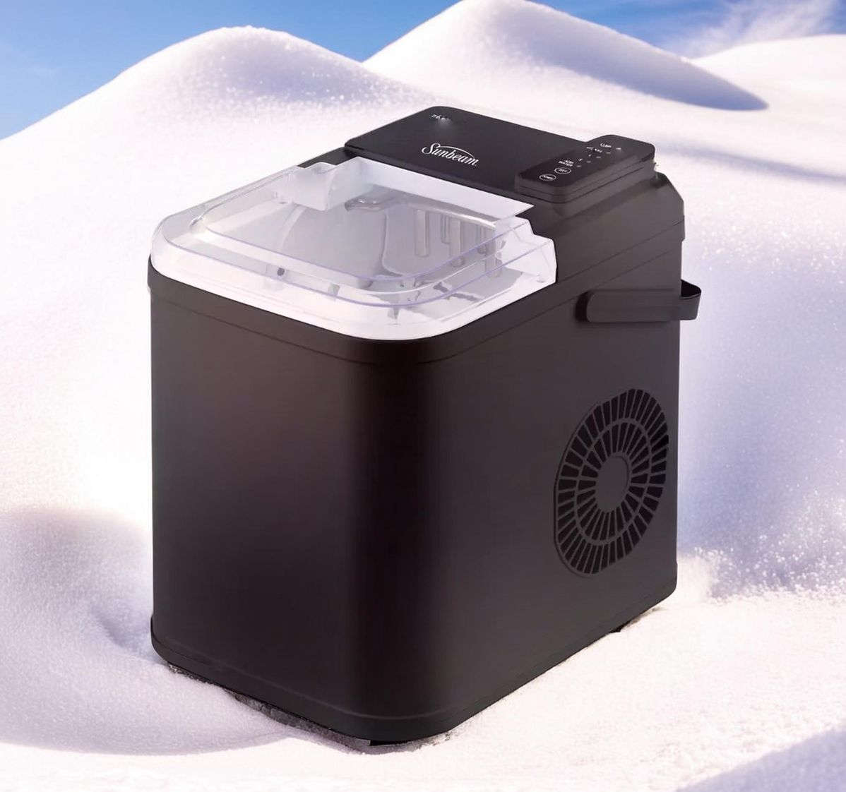 Sunbeam 12kg Ice Maker - Bullet Shape Ice - Built In Warning Alarms