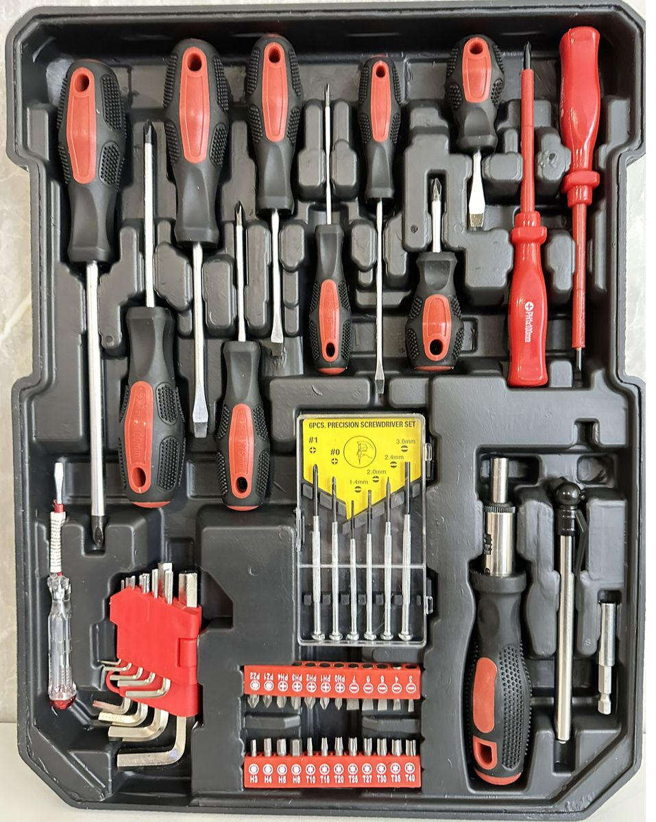 187pc All-In-One Handyman DIY Tool Kit On Wheels