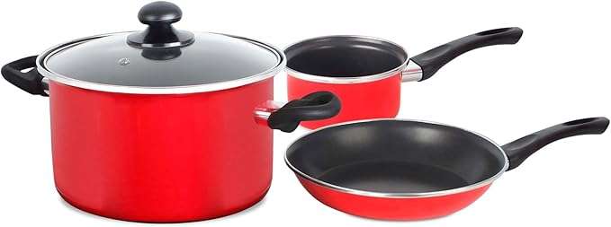 Mellerware 5pc Capri Induction Cooker and Pot Set Bundle