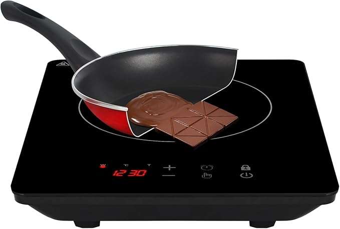 Mellerware 5pc Capri Induction Cooker and Pot Set Bundle