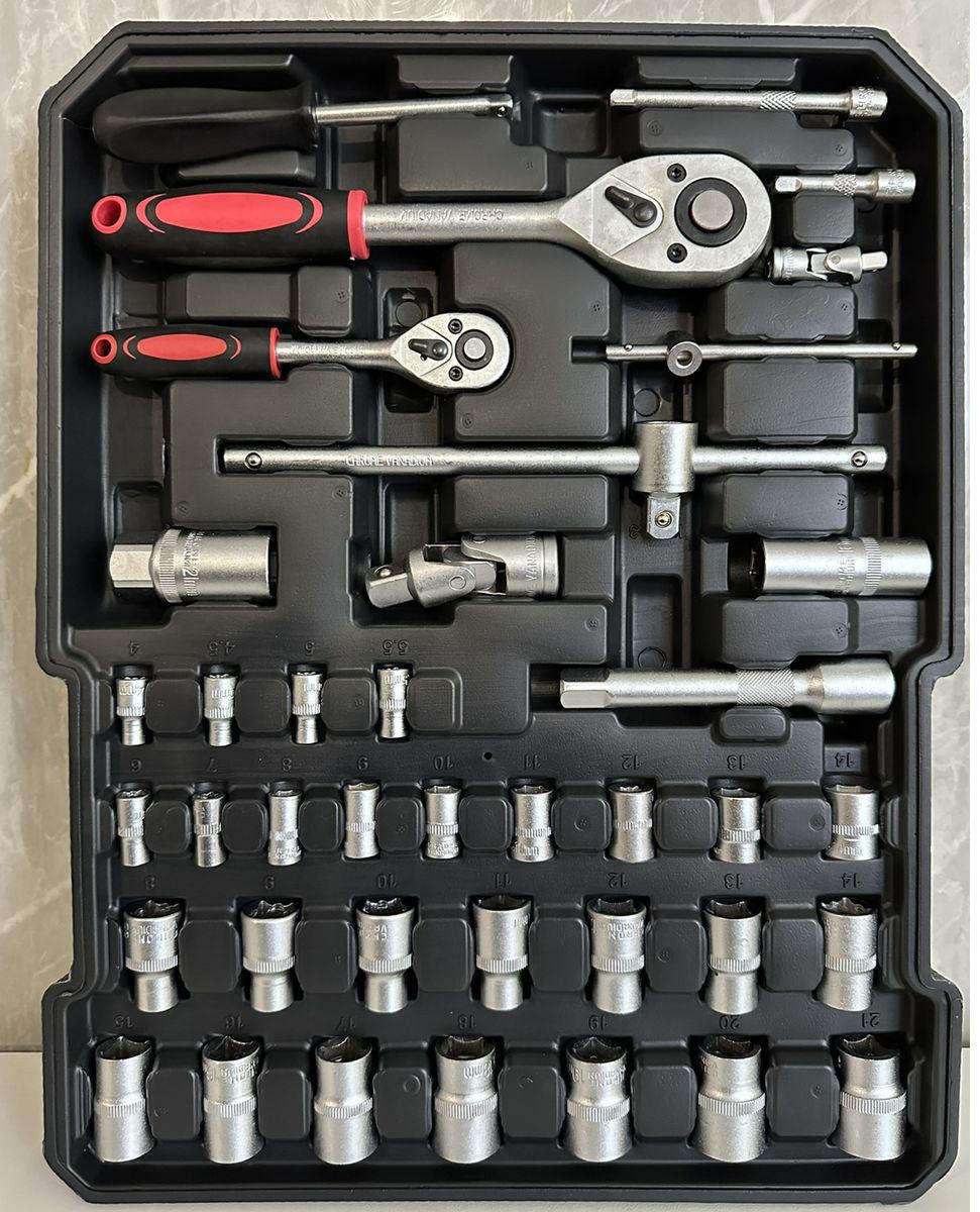 187pc All-In-One Handyman DIY Tool Kit On Wheels