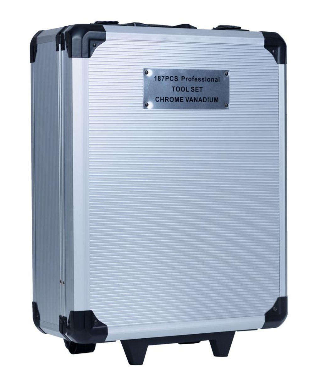 187pc All-In-One Handyman DIY Tool Kit On Wheels