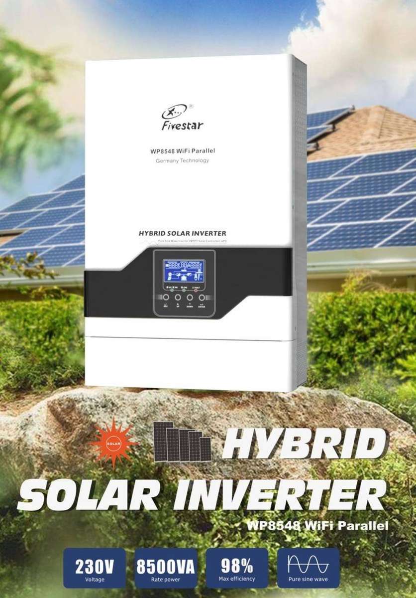8.5KVA Pure Sine Wave Hybrid Solar Inverter - Wifi - 48V - MPPT