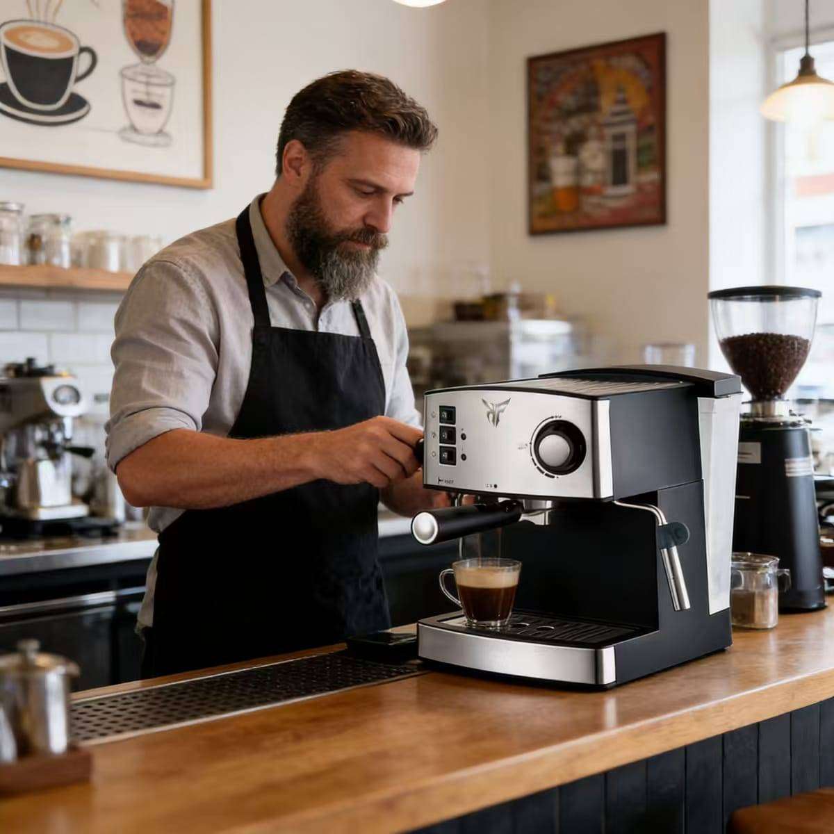 Espresso / Cappuccino Machine  20 Bar Power