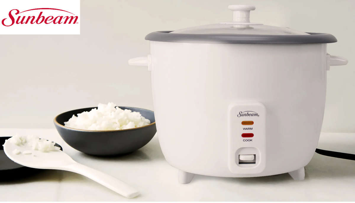Sunbeam Deluxe Rice Cooker - Steamer Function - Teflon Coating