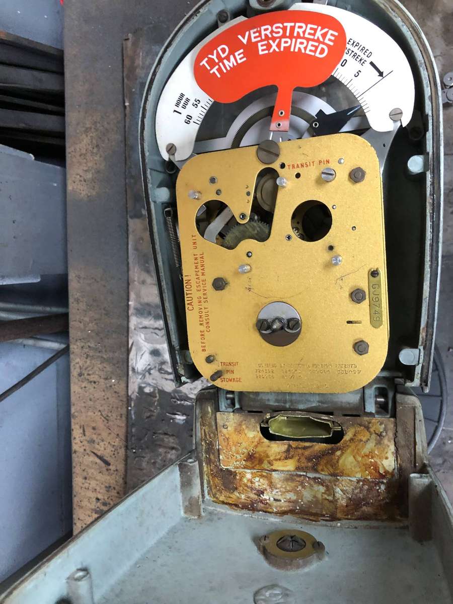 VDO Parking Meter used in SA Rail Parking lot