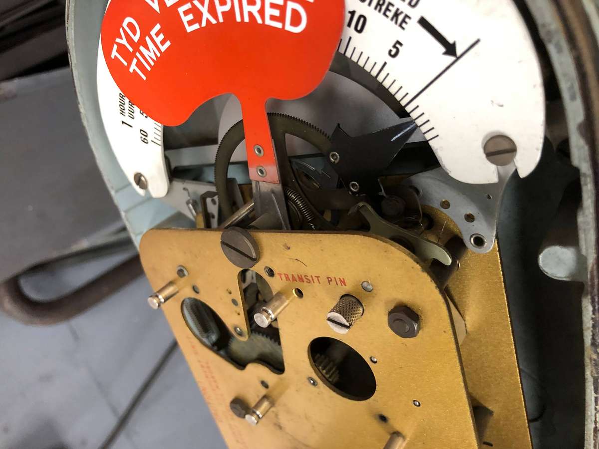 VDO Parking Meter used in SA Rail Parking lot