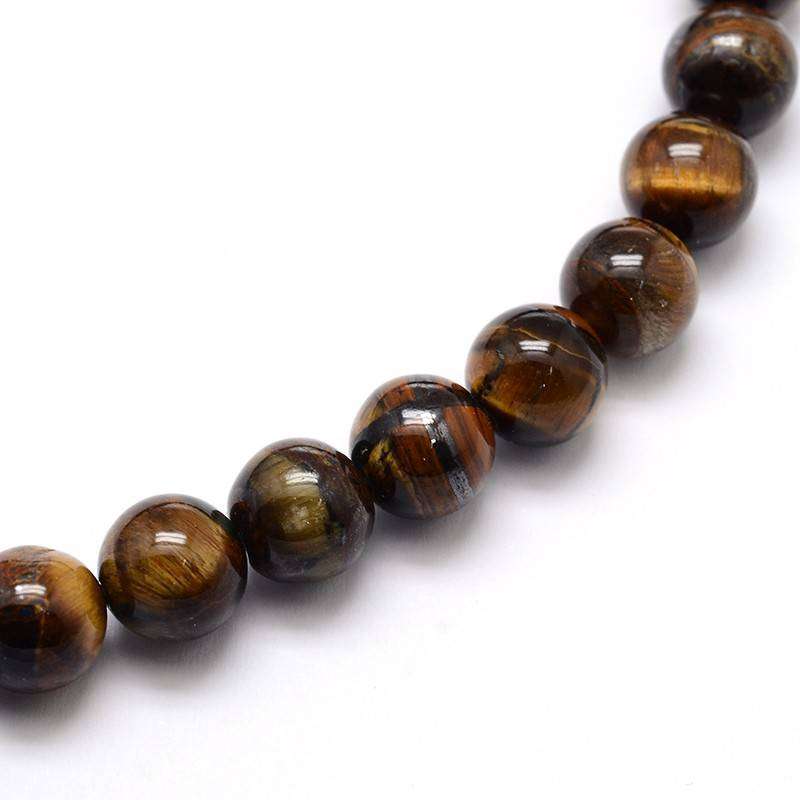 Tiger's Eye Beads - 6mm - 60pcs