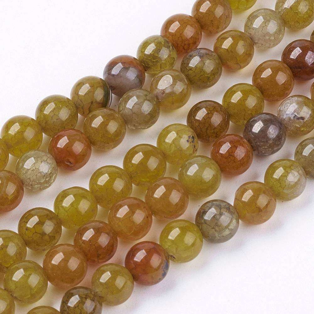 Crackle Agate - 6mm - 64pcs