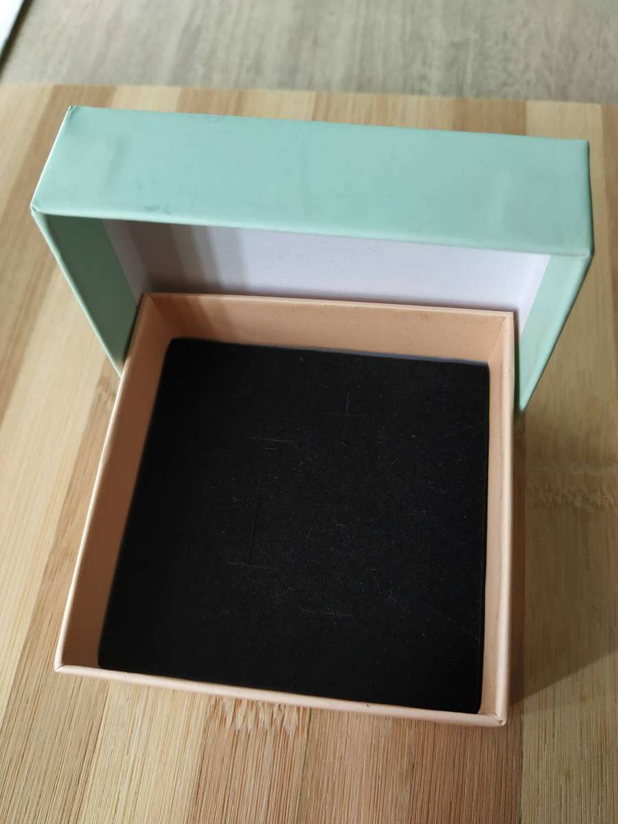 Jewelry Gift Boxes - Green/Brown - 7.5 x 7.5 x 3.5 cm