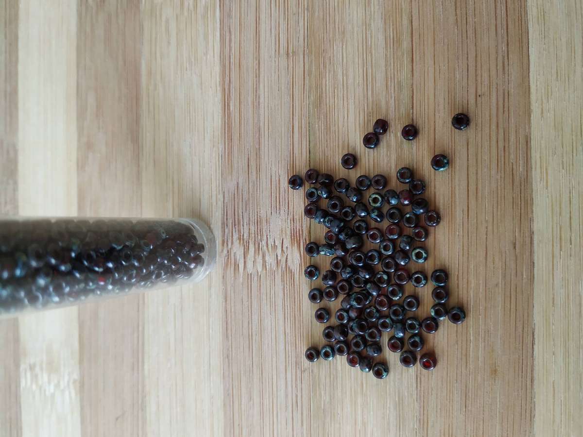 Miyuki Seed Beads - 8/0 3mm - Picasso Trans Garnet - 500pcs