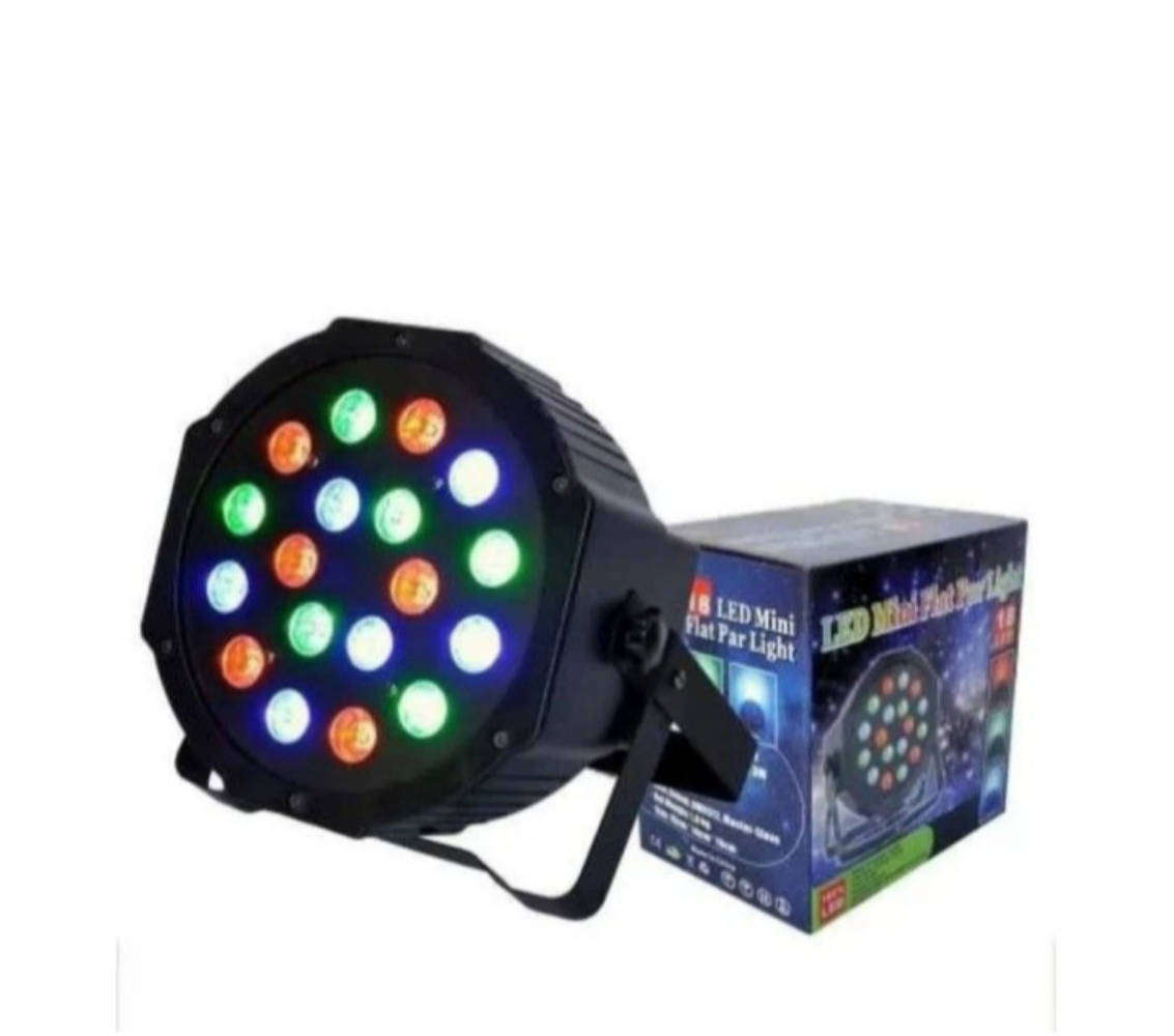 18 LED Mini Flat Par DJ Light