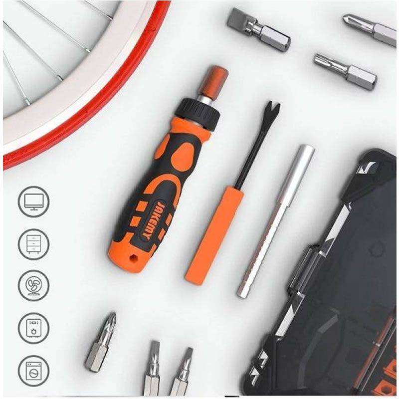 48-PiecePortable Ratchet Handle Screwdriver Set Tool Kit JM-6124
