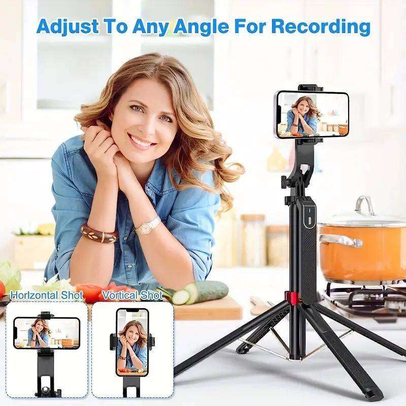 DW Selfie Stick Four Legged Handheld Camera 360 rotatable pan tilt Bluetooth - P185