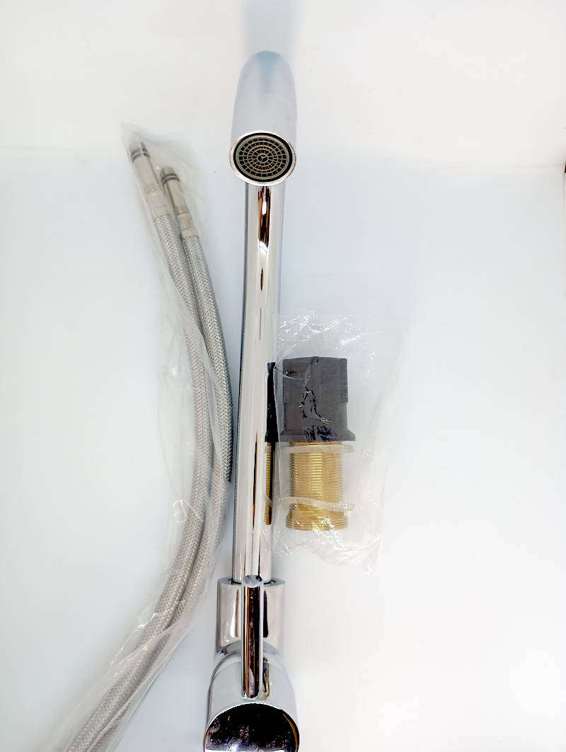 Stainless Steel Chrome Finish Kitchen Sink Mixer AY 406-104