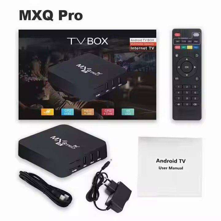 MXQ Pro 4K Android TV Box (12.0) | 5G WiFi | Ram 4g-Wifi-5g Core (Netflix/Disney loading Error)