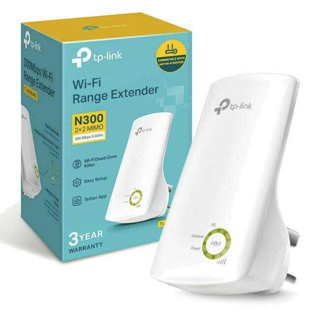 TP-LINK TL-WA850RE 300Mbps Wi-Fi Range Extender (with 1X Ethernet Port)