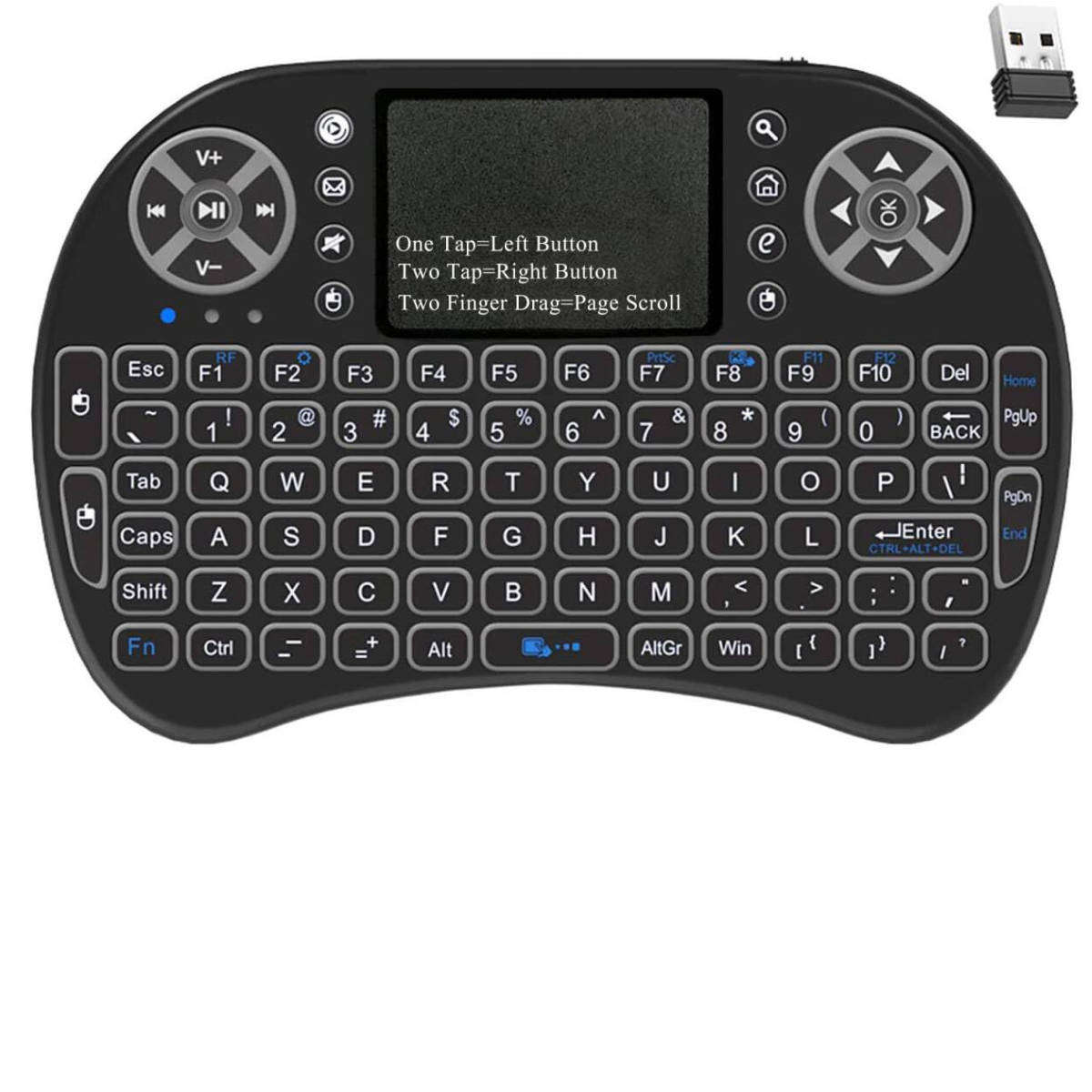 Android Tv Box Backlit Mini Wireless Keyboard