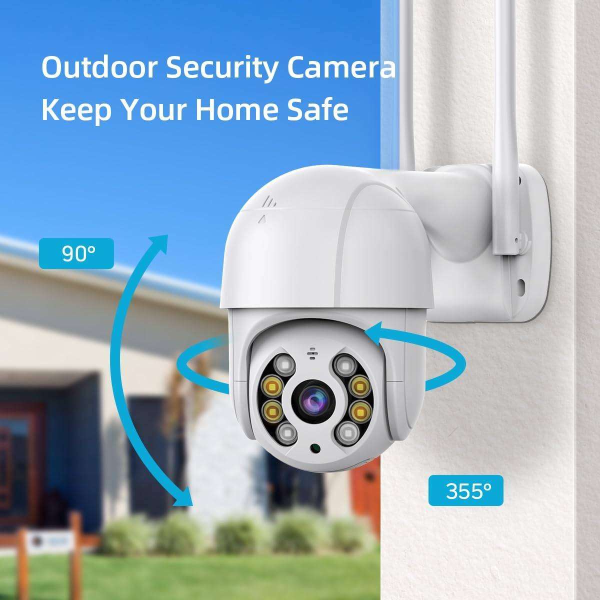 4MP Outdoor Wifi Smart Security Camera