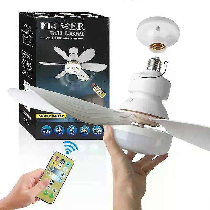 30W Ceiling Fan Led Light  E27 with Remote Control
