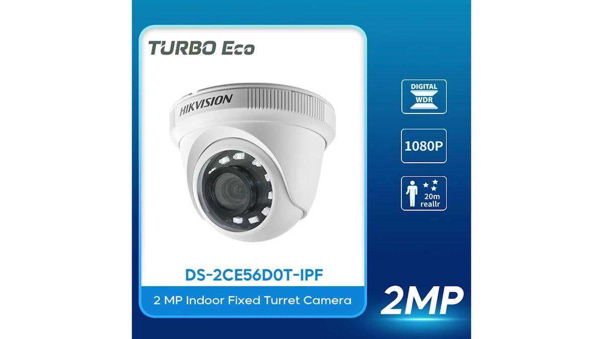 Hikvision 1080P 2MP Turbo HD indoor IR Turret Camera
