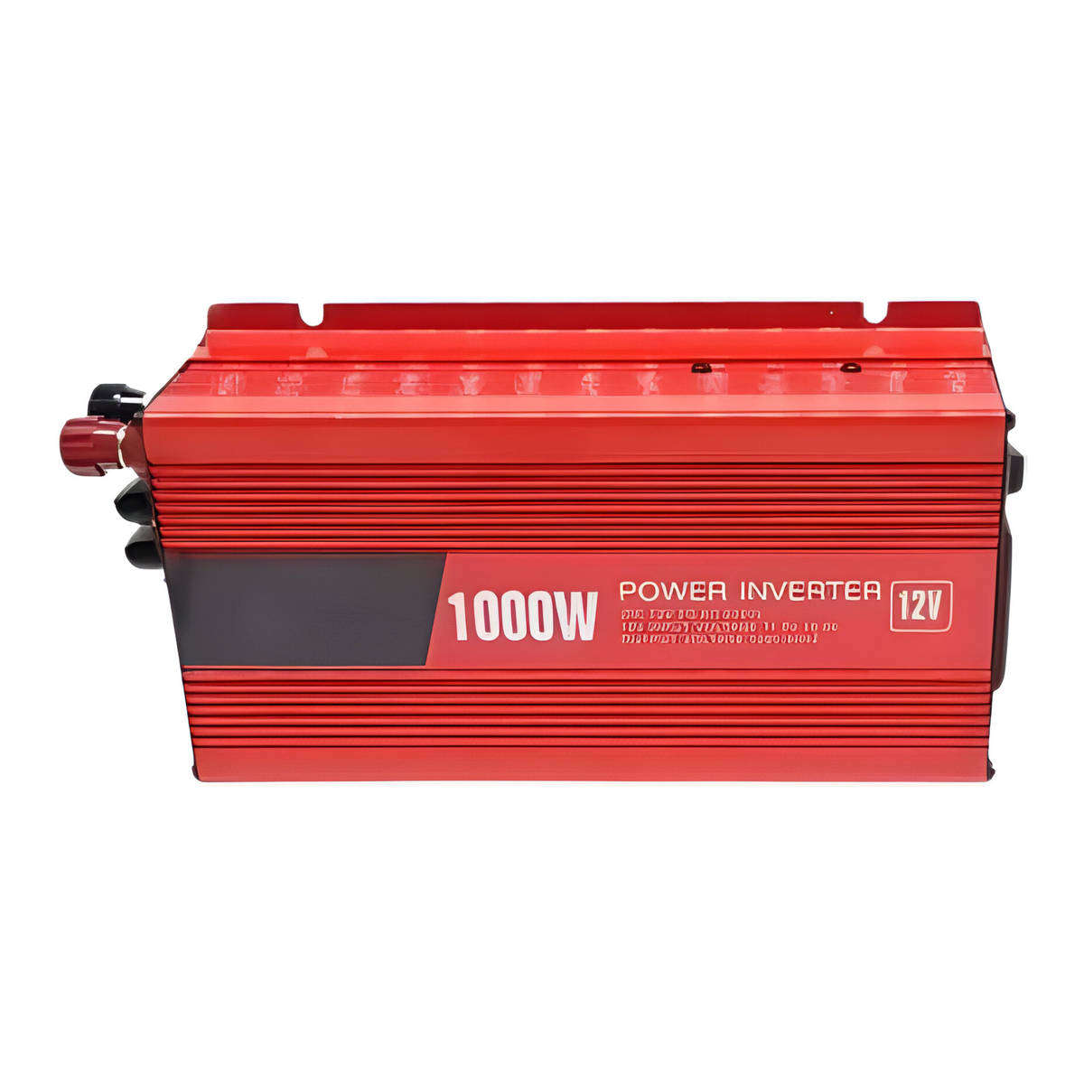 Red 1000W Power Inverter - 12V to 220V Converter