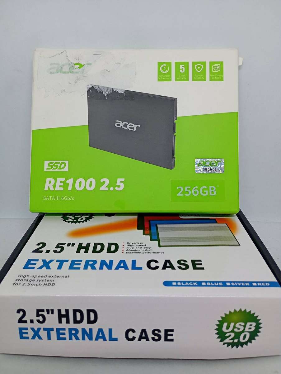Acer RE100 256GB & Portable External SSD | Open Box | Ready to Use