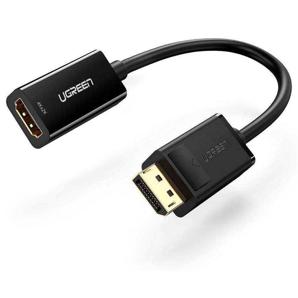 UGreen 40363 DP M to HDMI F 4K@30Hz Adapter-BK