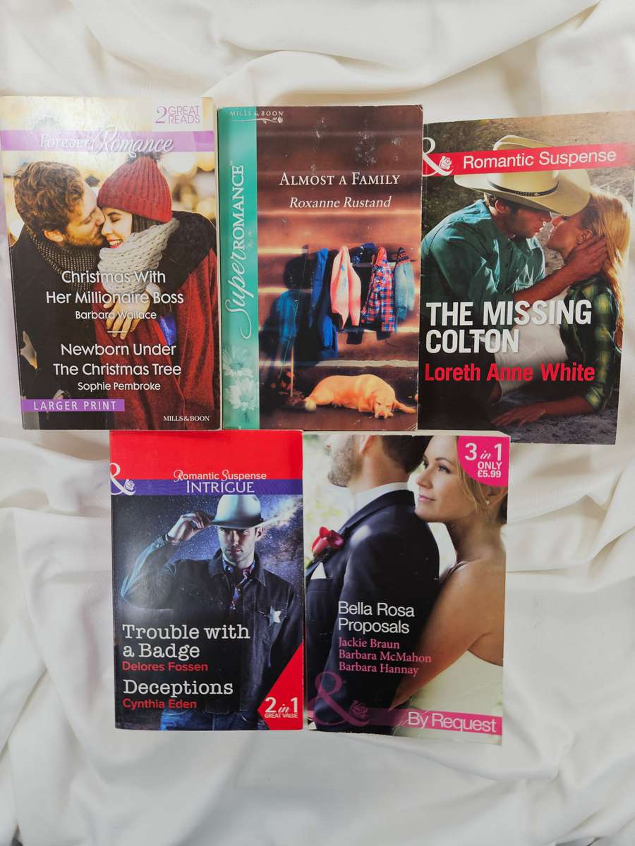 BOOK BUNDLE: 9x Mills & Boon Romance (Forever, Super, Suspense), Riva, By Request +
