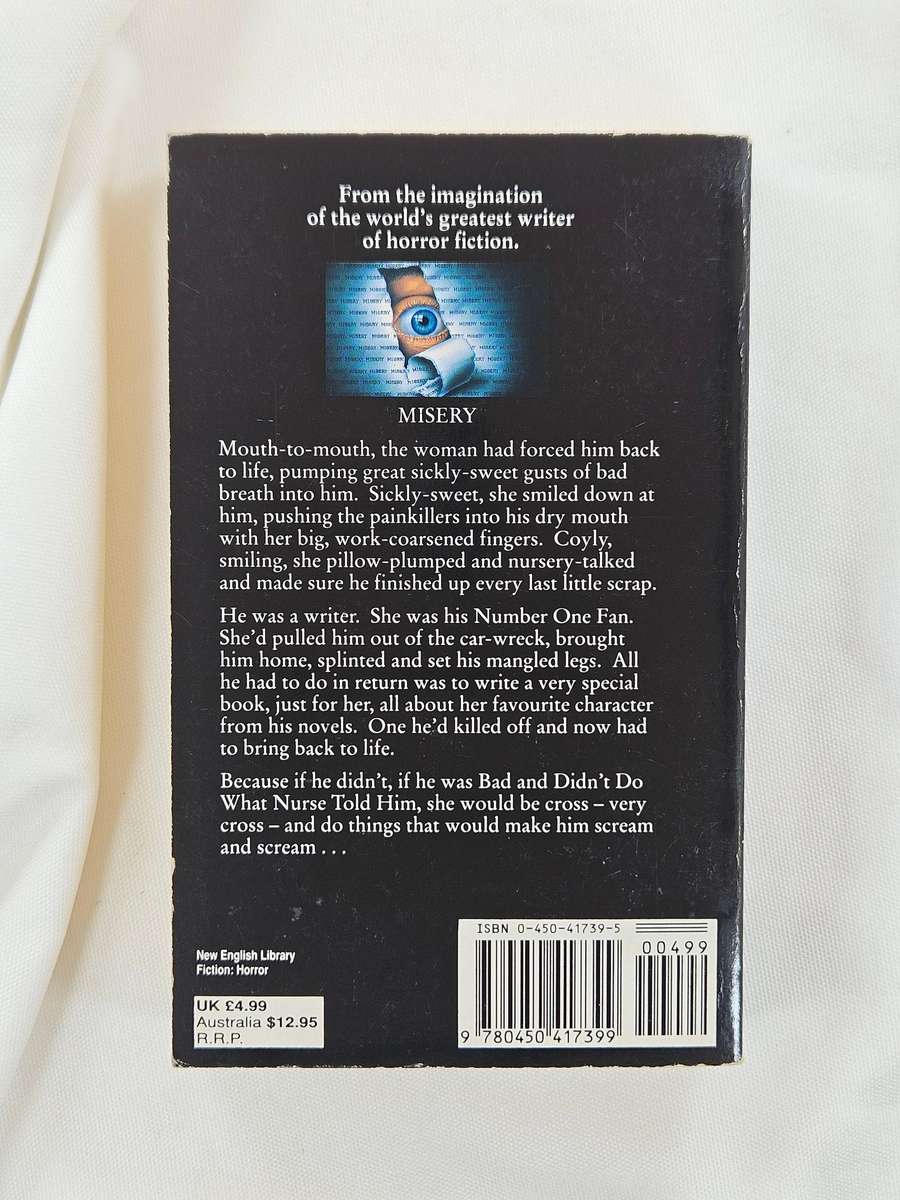 Misery by Stephen King - Paperback (18th impression)