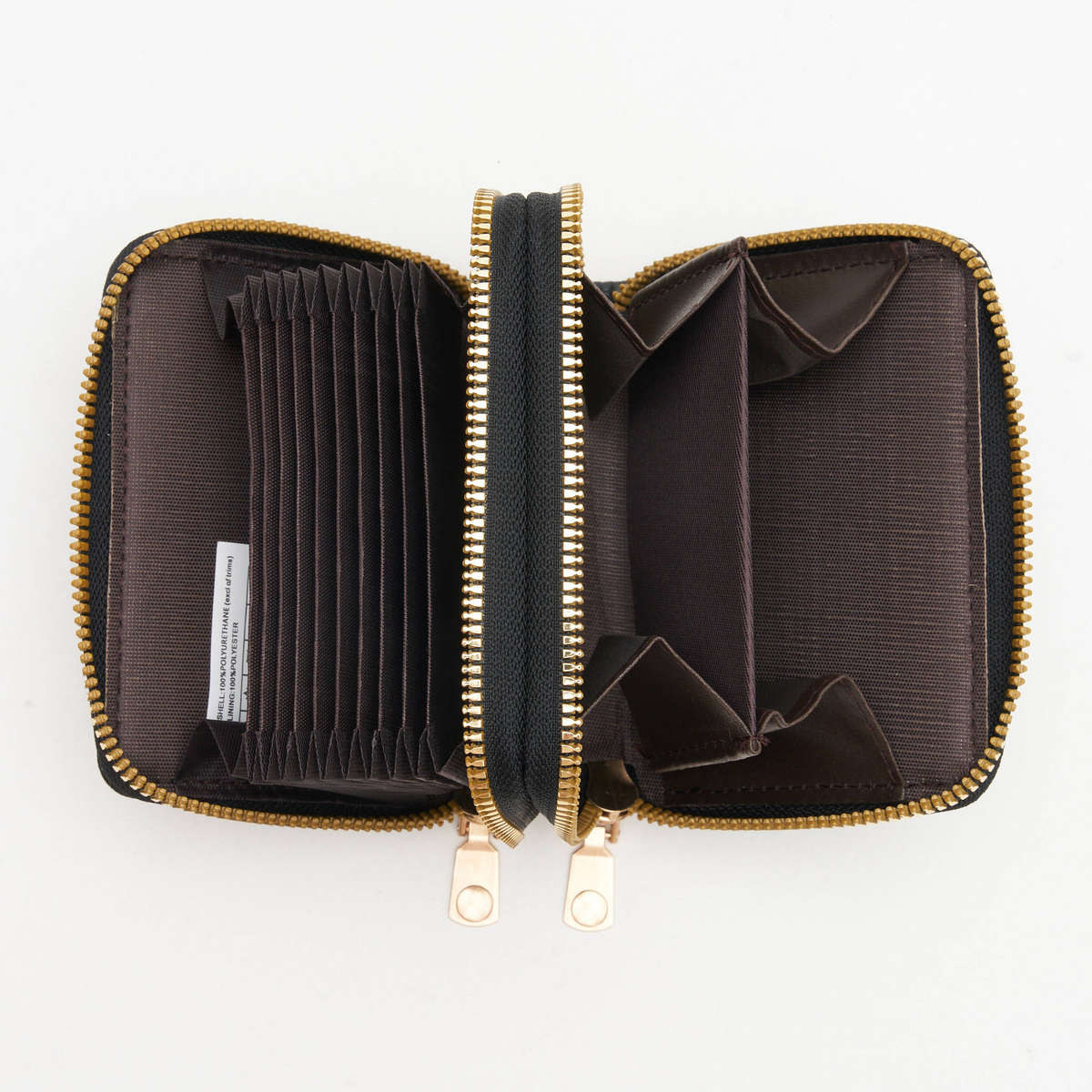 Luxora Double Zip RFID Wallet - Brown