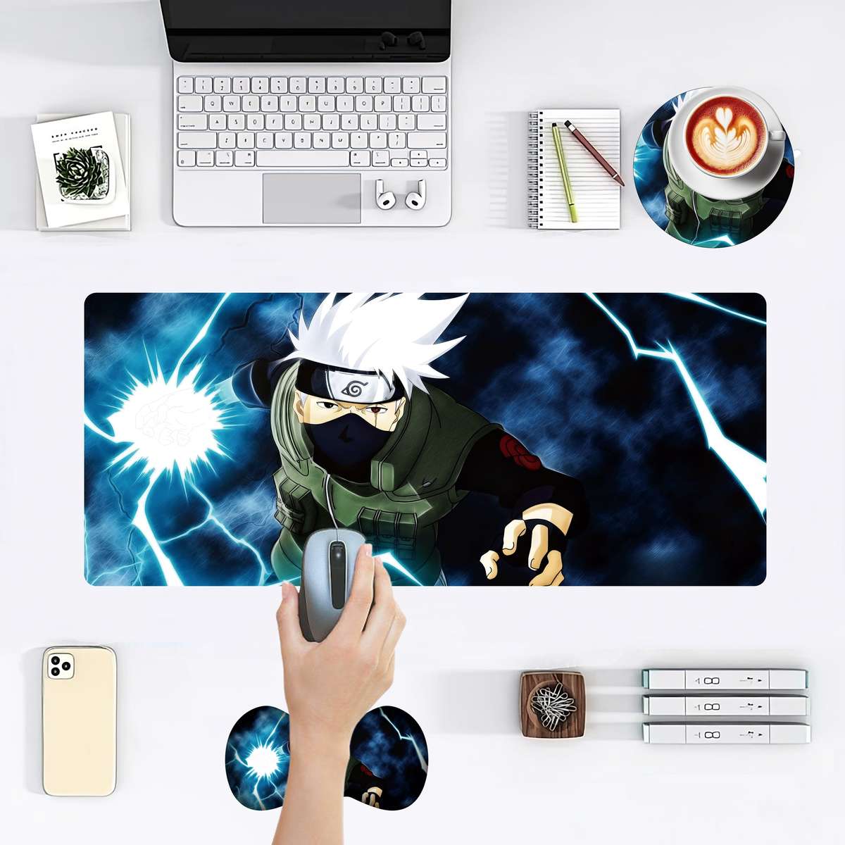 Kakashi Extended Gaming Mouse Pad Set