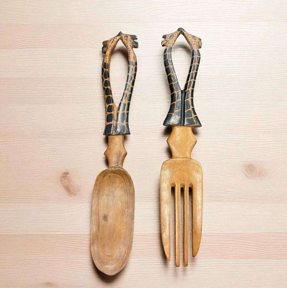 Salad servers wood