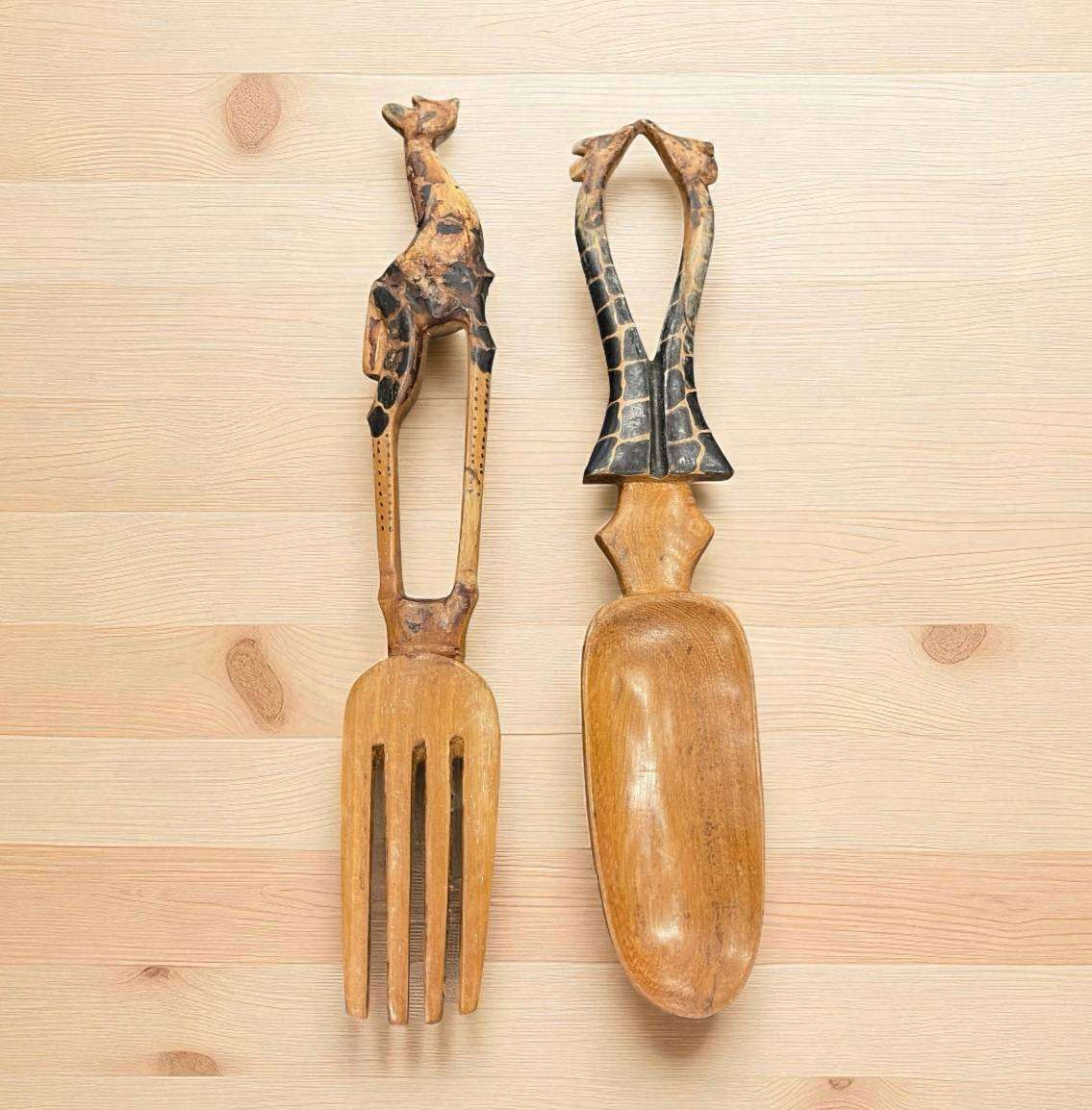 Salad servers wood