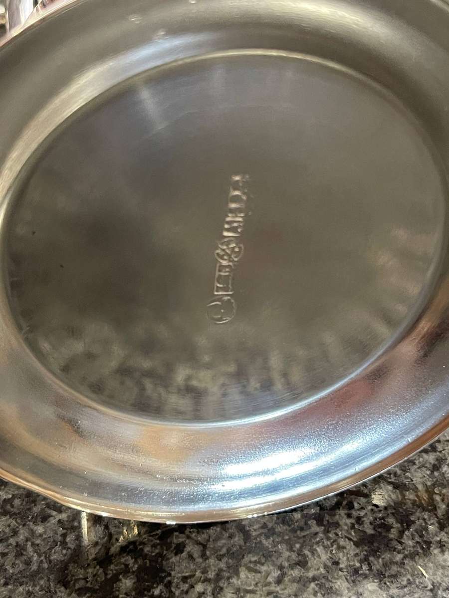 Tankard large silver plated