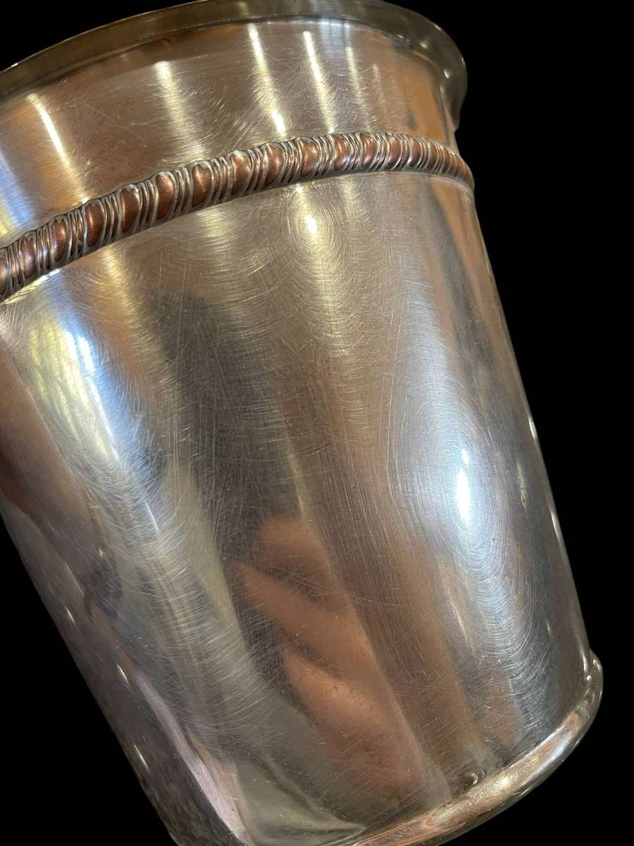 Ice bucket silver plated