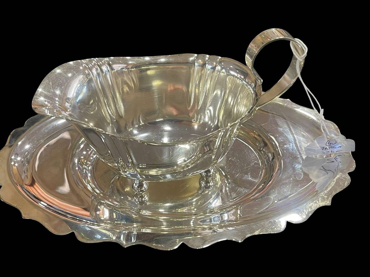 Gravy boat silver plated(Nr4)
