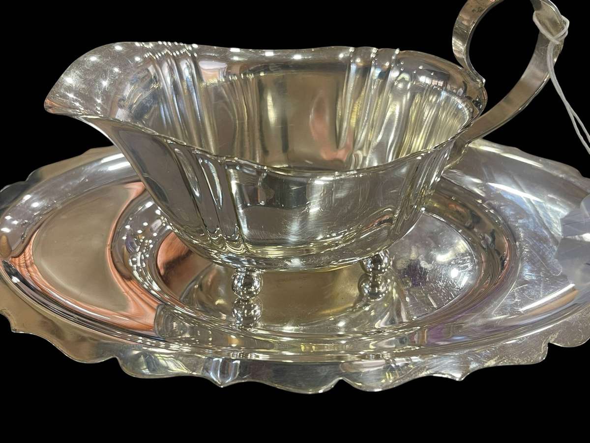 Gravy boat silver plated(Nr4)