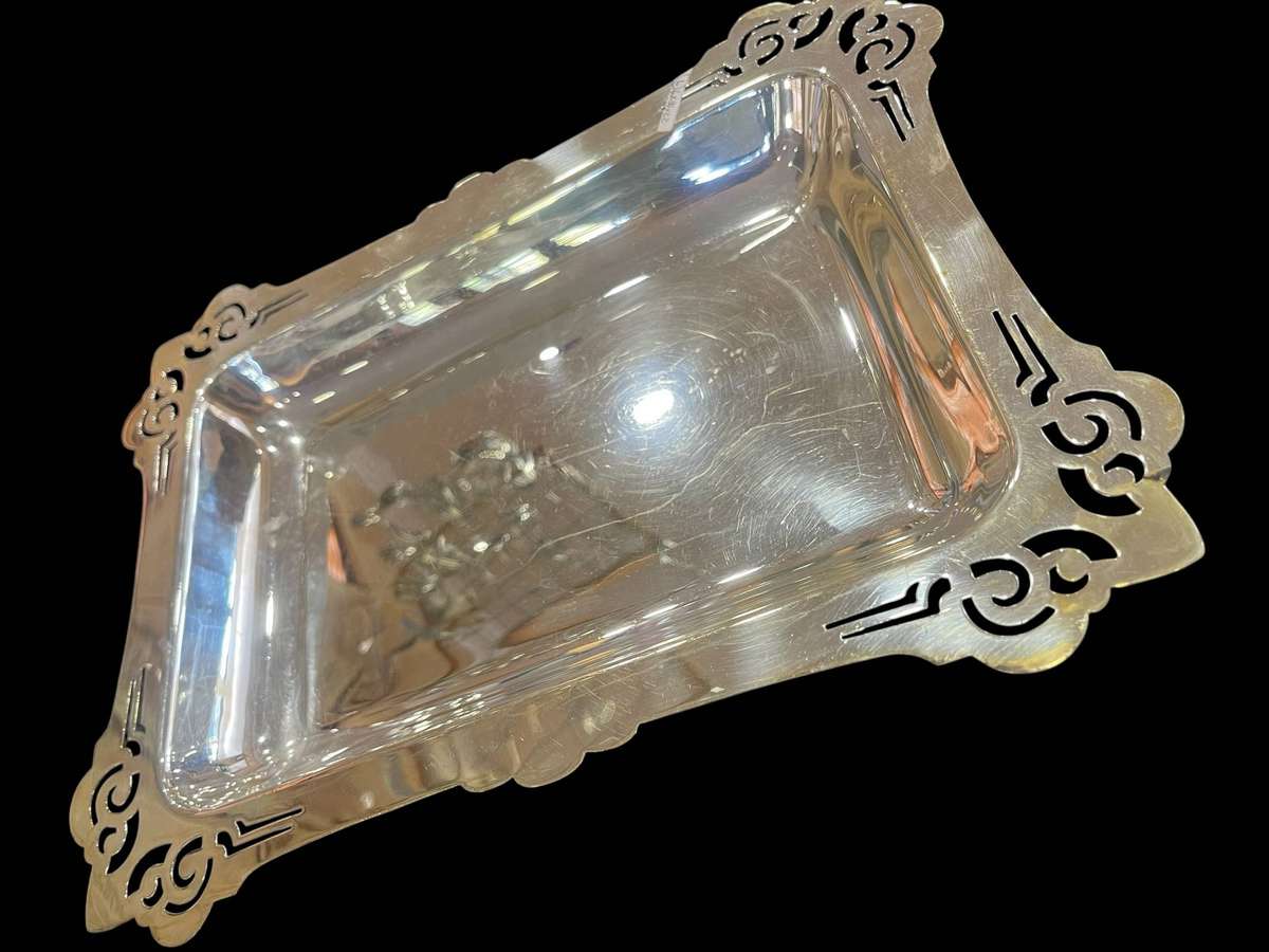 Biscuit bowl silver plated(NR