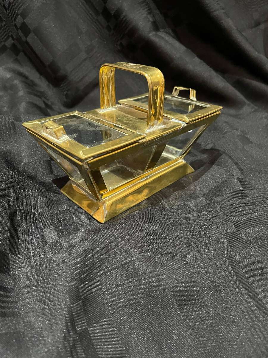 Jewellery  box French brass antique