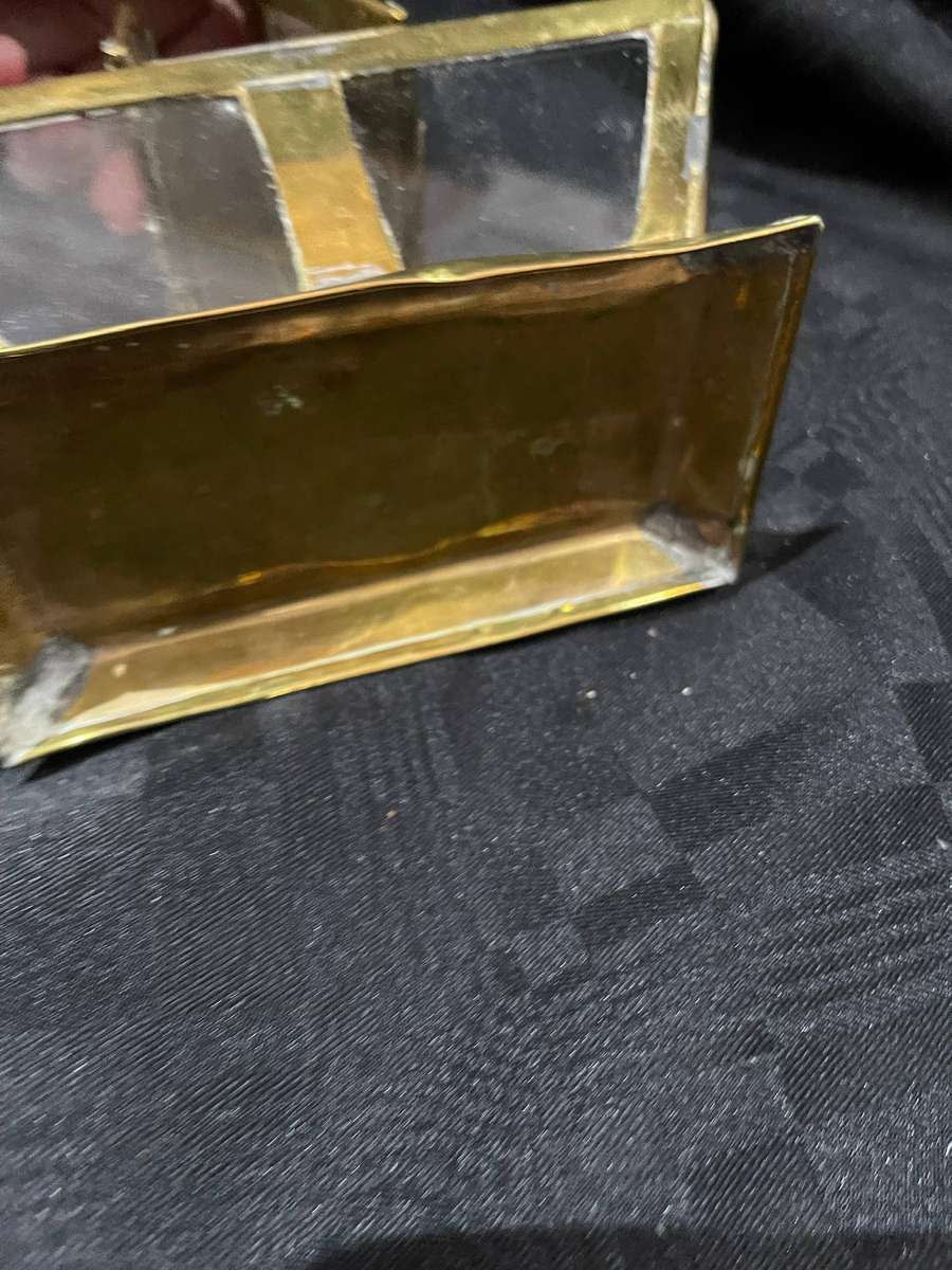 Jewellery  box French brass antique