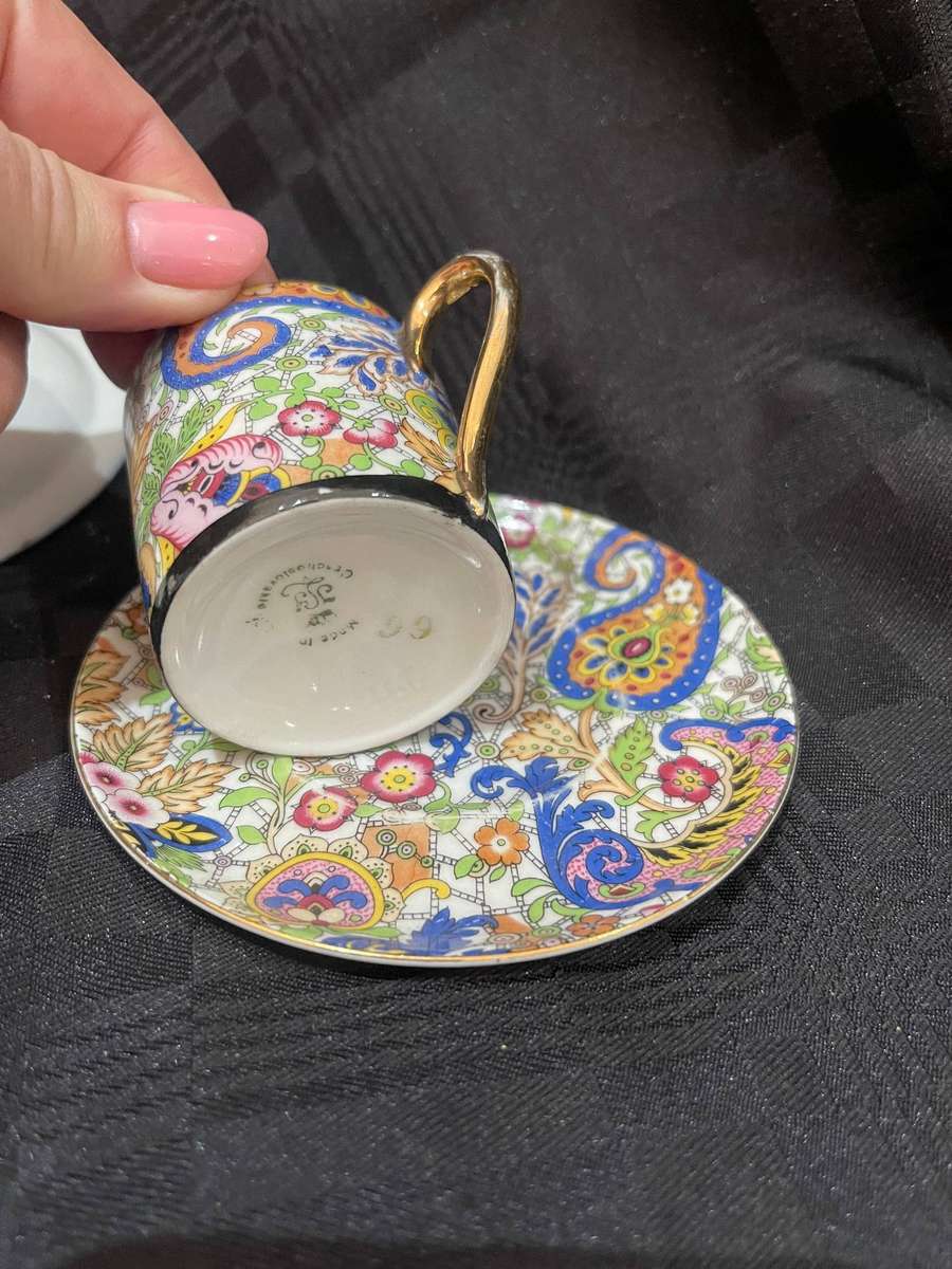 Duo demitasse/espresso Czechoslovakia