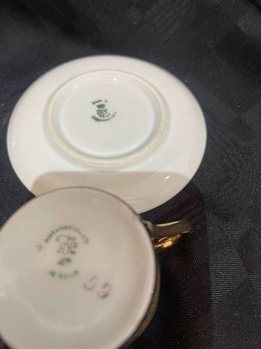 Duo demitasse/espresso Czechoslovakia