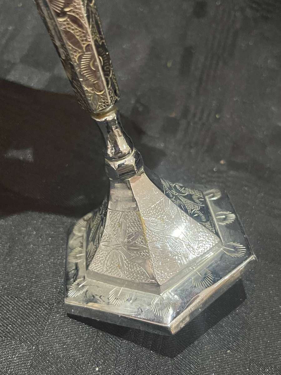 Candle holders set metal