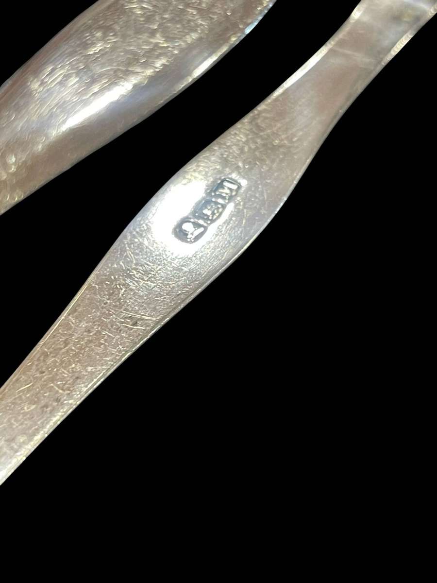 Food tong Sterling silver antique