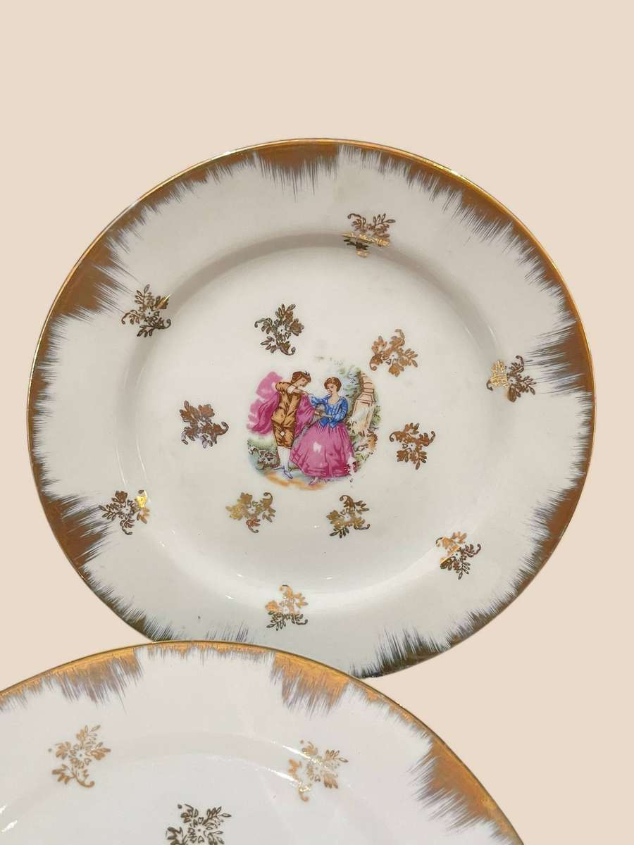 Cake/side plates x6